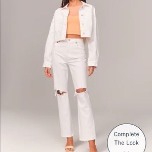 Abercrombie White Jeans